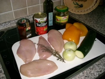 Rezept: Hähnchen mit einem Hauch Toscana>> Hähnchen mit einem Hauch Toscana>> - Rezept