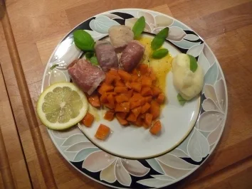 Rezept: Saltimbocca vom Seeteufel Saltimbocca vom Seeteufel - Rezept