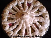 Kuchen  Rhabarberkuchen mit Baiser - Rezept