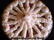 Kuchen  Rhabarberkuchen mit Baiser - Rezept