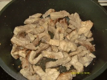 Geschnetzeltes Überbacken - Rezept