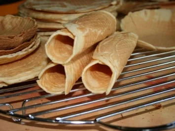 Rezept: Hörnchen Waffeln Hörnchen Waffeln - Rezept