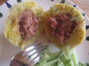 Wurstknödel im Semmelmantel (Brötchenmantel) - Rezept