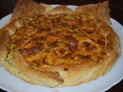 Würzige Porre-Quiche - Rezept