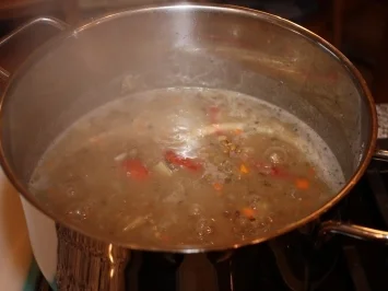 Rezept: Omis Linseneintopf Bild Nr. 3 Omis Linseneintopf - Rezept - Bild Nr. 3