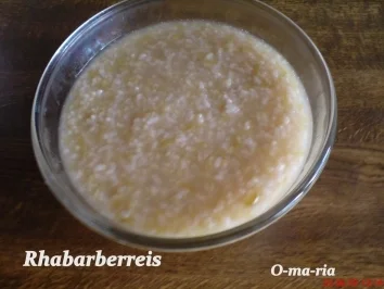 Sueßspeisen  Rhabarberreis - Rezept - Bild Nr. 3