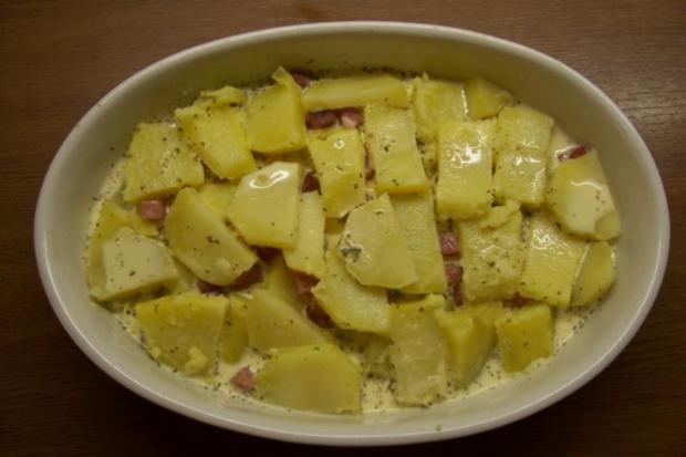 Majorankartoffeln mit Kartoffeln und Schinkenspeck - Rezept mit Bild ...