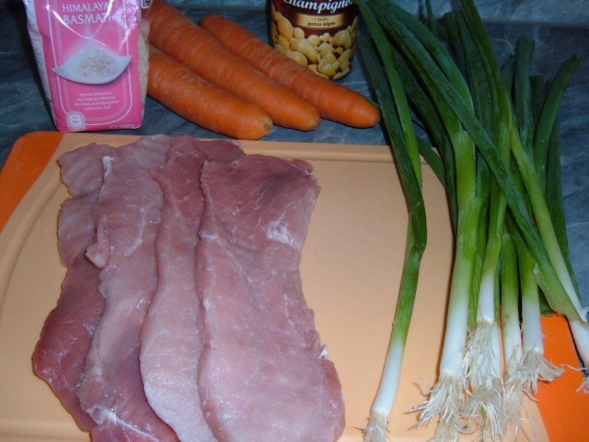 Fleisch : Schnitzelpfanne mit Champignons - Rezept - Bild Nr. 2