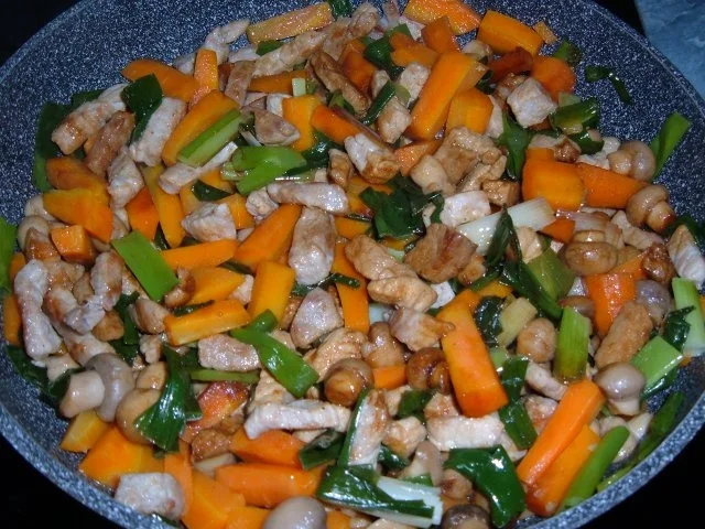 Fleisch : Schnitzelpfanne mit Champignons - Rezept - Bild Nr. 6