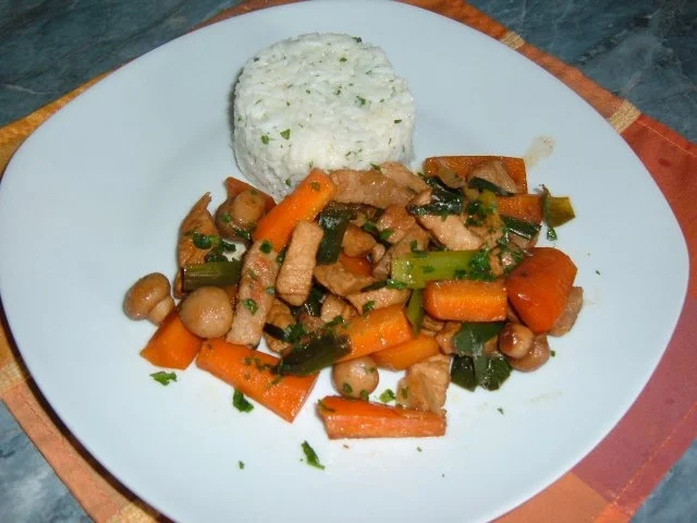 Fleisch : Schnitzelpfanne mit Champignons - Rezept - Bild Nr. 7