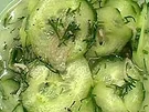Gurkensalat aus dem Glas - Rezept