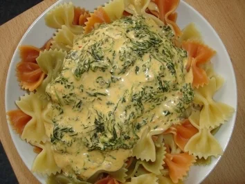 Scharfer Spinat mit Schleife - Rezept