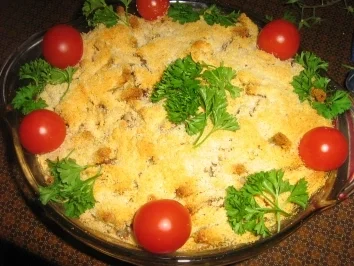 Schinkenmaccharoni alla Rosa - Rezept