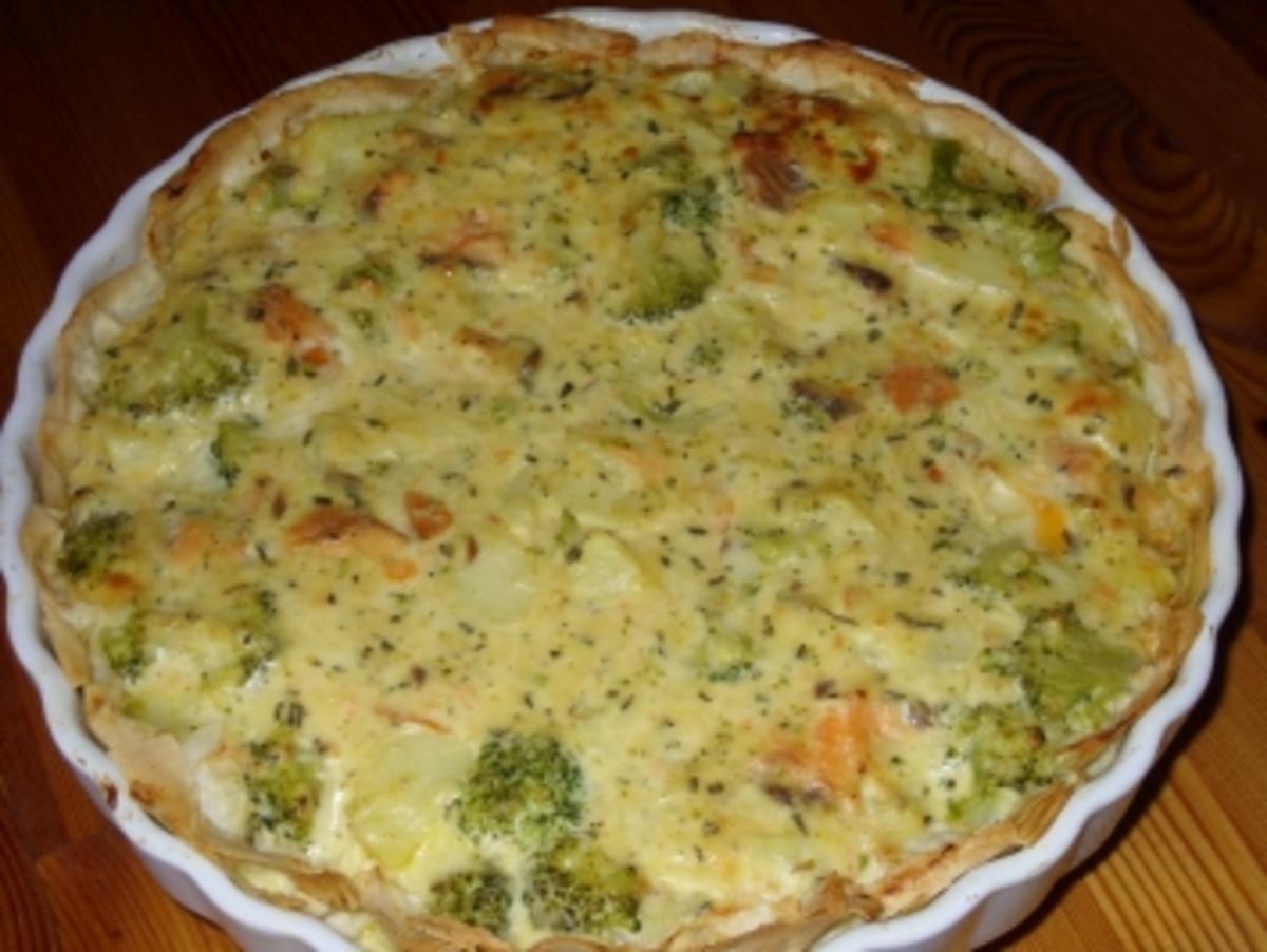 Bilder für Kartoffel-Lachs-Quiche - Rezept