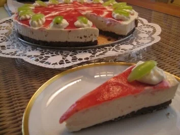 Käsekuchen von Frischkäse mal etwas anders / ohne zu backen - Rezept