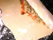 FISCH: Lachs-Blätterteigrolle - Rezept