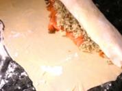 FISCH: Lachs-Blätterteigrolle - Rezept