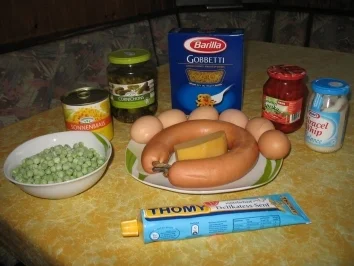 Rezept: Nudelsalat mit Käse Bild Nr. 2 Nudelsalat mit Käse - Rezept - Bild Nr. 2