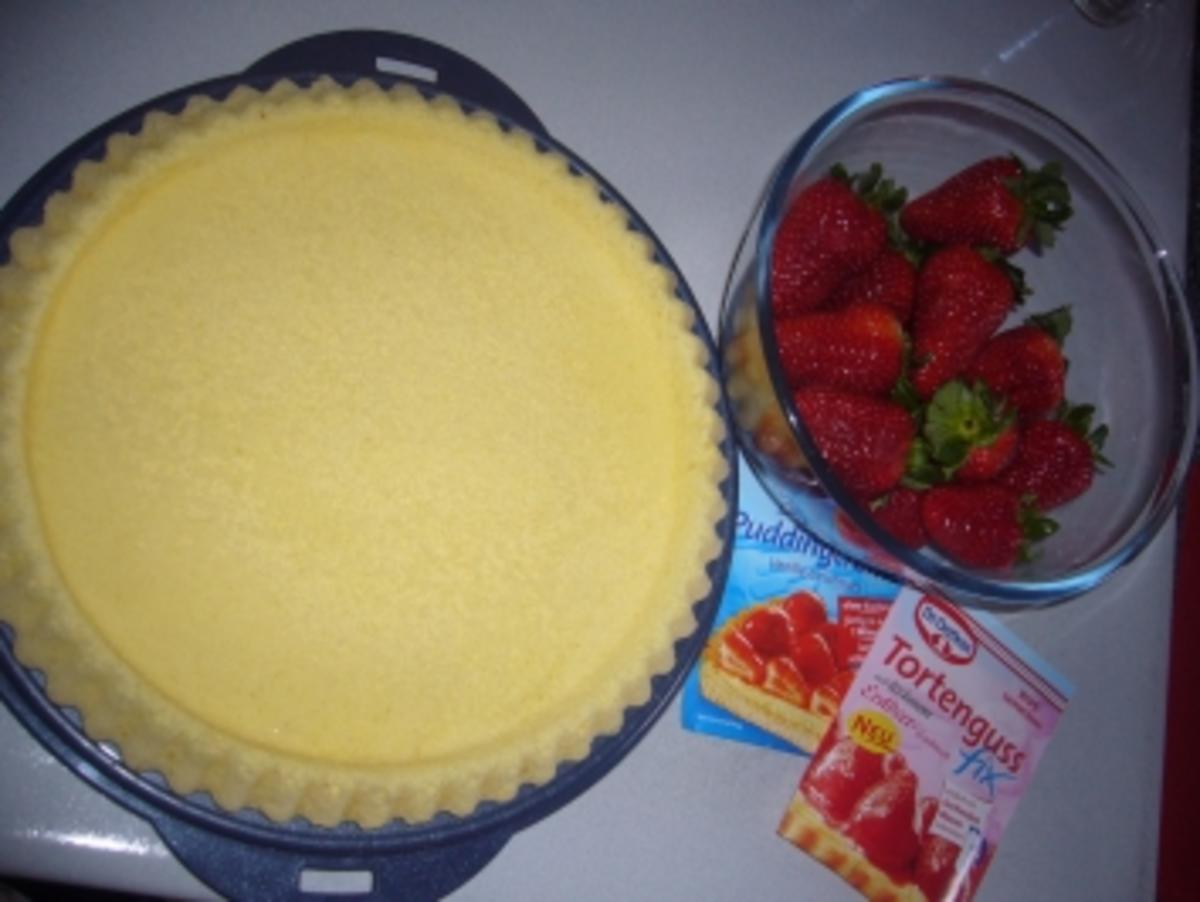 Kikis Erdbeerkuchen "light" - Rezept - Bild Nr. 3