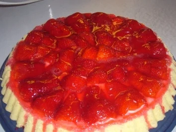 Kikis Erdbeerkuchen "light" - Rezept - Bild Nr. 6