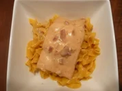Curry-Lachs mit Tagliatelle - Rezept