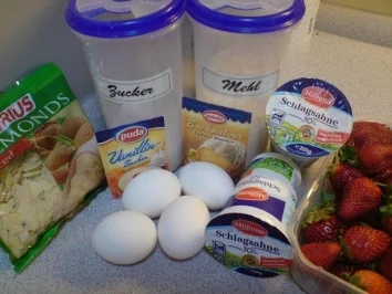 Rezept: Hanchen-Jansen Kuchen mit Stachelbeeren oder frischen Erdbeeren Bild Nr. 2 Hanchen-Jansen Kuchen mit Stachelbeeren oder frischen Erdbeeren - Rezept - Bild Nr. 2