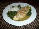 Zitronenhähnchen mit Spinat - Rezept