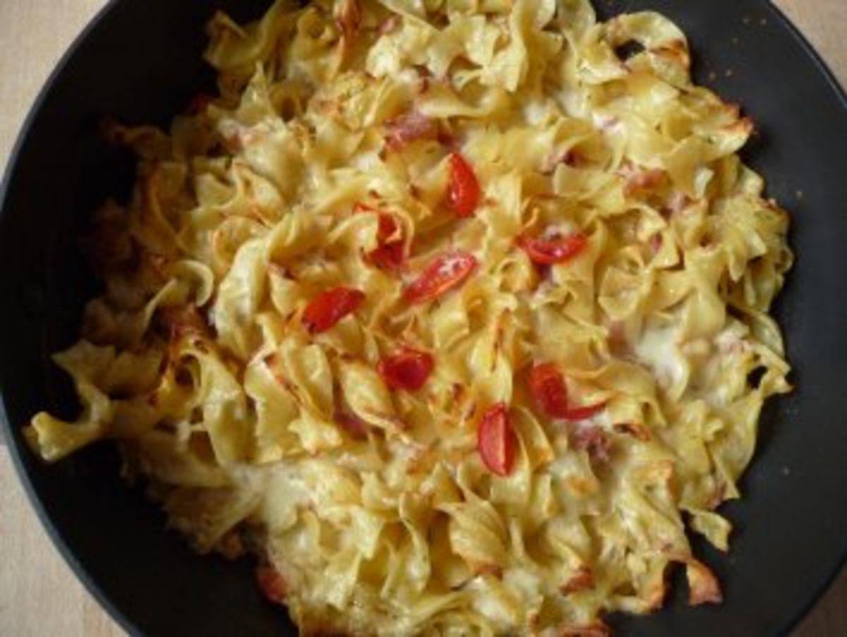 Bandnudeln mit Parmaschinken - Rezept mit Bild - kochbar.de