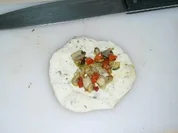 Pizzabrötchen mit pikanter Gemüsefüllung - Rezept