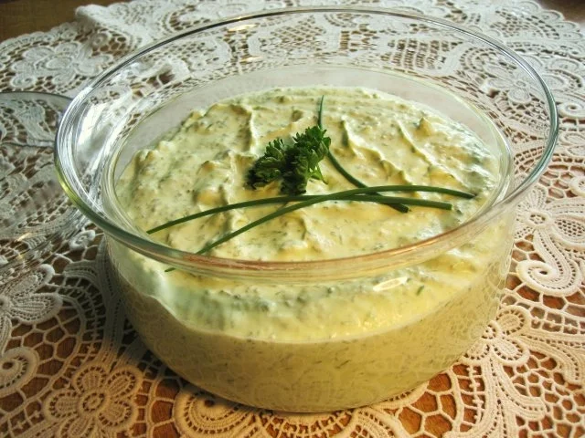 Rezept: Schnittlauch-Quark mit Pellkartoffeln Bild Nr. 8 Schnittlauch-Quark mit Pellkartoffeln - Rezept - Bild Nr. 8