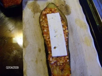 Rezept: Auberginenröllchen Bild Nr. 3 Auberginenröllchen - Rezept - Bild Nr. 3