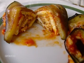 Rezept: Auberginenröllchen Bild Nr. 5 Auberginenröllchen - Rezept - Bild Nr. 5