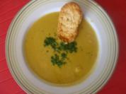 Suppe : -Meine Avocadosuppe mit Gambas - Rezept