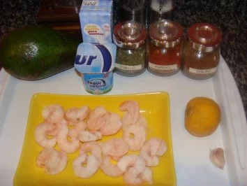 Suppe : -Meine Avocadosuppe mit Gambas - Rezept - Bild Nr. 3