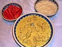 Hähnchencurry indisch in Kokosnussmilch - Rezept