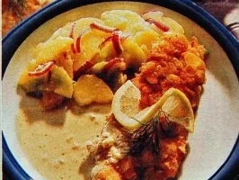 Rezept: Kabeljau mit Meerrettichsoße Kabeljau mit Meerrettichsoße - Rezept