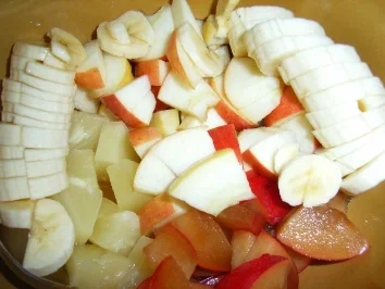 Obstsalat in Milchbad - Rezept - Bild Nr. 3