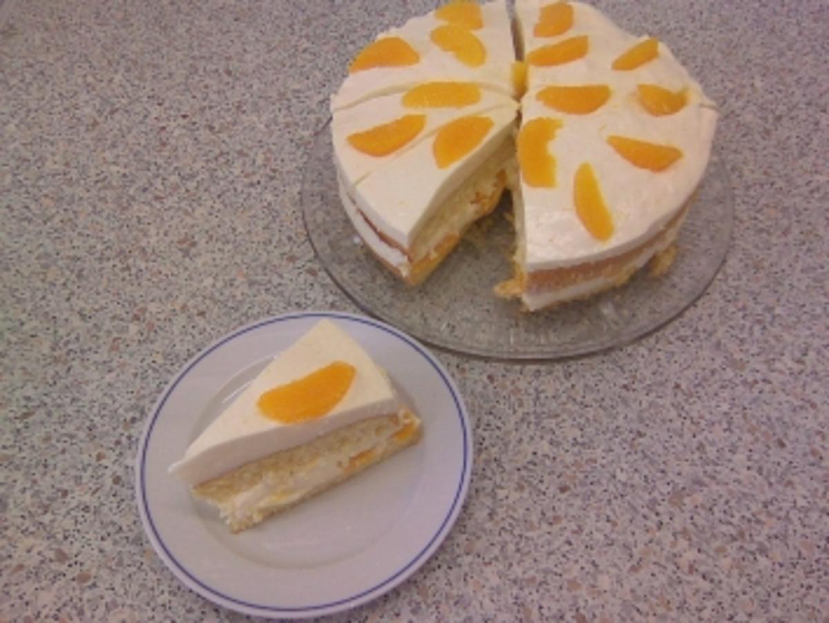 Orangen-Creme-Torte - Rezept