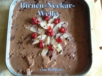 Kuchen: Birnen-Neckarwelle - Rezept