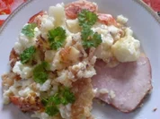 Gratinierte Kasselerpfanne - Rezept