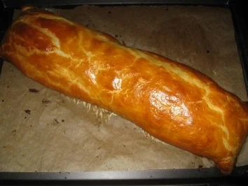 Mediterane Hackfleischpastete mit Rucola-Tomatensalat ( Rinderhack ) - Rezept - Bild Nr. 8