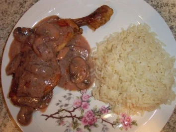 Hühnchen in Burgundersauce didas Art - Rezept