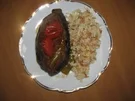 Gefüllte Auberginen im Backofen  (Karniyarik) - Rezept