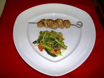 Rezept: Hühnerbrustspieße mit Senf & Ingwer Bild Nr. 2 Hühnerbrustspieße mit Senf & Ingwer - Rezept - Bild Nr. 2