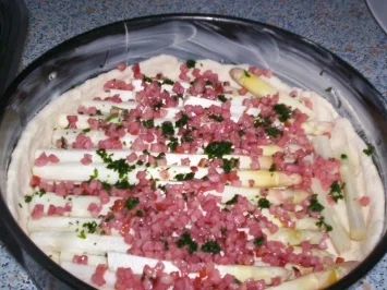 Rezept: Spargelpizza mit Sauce Hollandaise Bild Nr. 3 Spargelpizza mit Sauce Hollandaise - Rezept - Bild Nr. 3