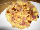 Omeletta con prosciutto e formaggio - Rezept