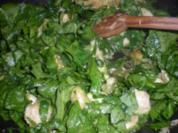 Huhn in Spinat-Zitronensauce - Rezept