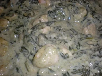 Rezept: Huhn in Spinat-Zitronensauce Bild Nr. 2 Huhn in Spinat-Zitronensauce - Rezept - Bild Nr. 2