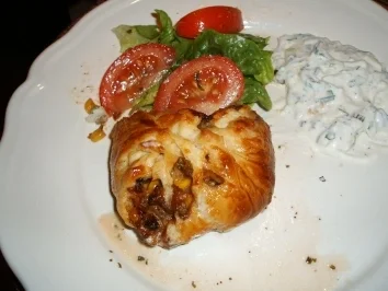 Gefüllte Blätterteig-Taschen - Rezept