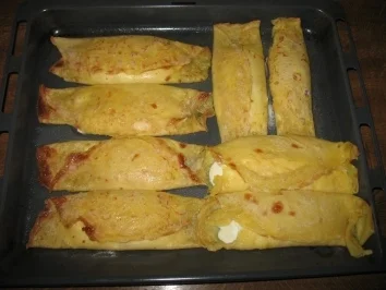 Süße Crepe mit Quark - Rezept